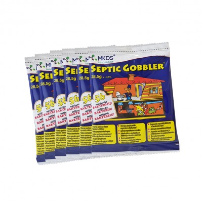 SEPTIC GOBBLER bakterijos kanalizacijos valymui 6 mėn. rinkinys